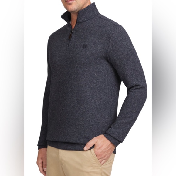 🆕 CHAPS NAVY MEN MOCK NECK TOP (L) NWT - Picture 8 of 9